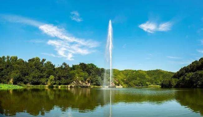 龙子湖创意喷泉